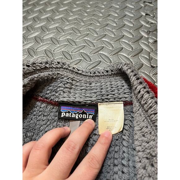 Vintage Patagonia R Series Regulator Fleece Jacket Full Zip Pockets Red Large - Picture 5 of 13
